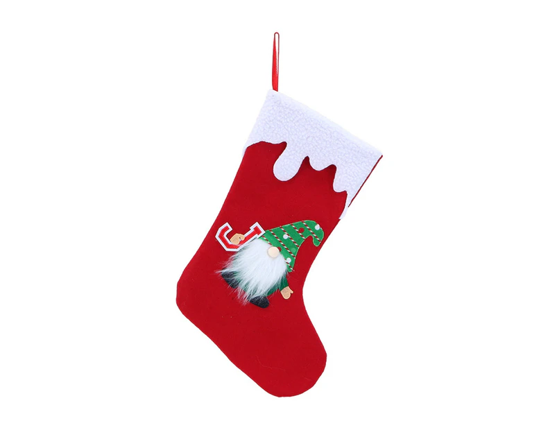 1Pc/3Pcs Christmas Stocking Decorative Large Exquisite Portable Store Candy And Gift Matching Cartoon Pattern Stockings Decoration Christmas Decoration
