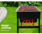 Charcoal BBQ Grill Portable Smoker Barbecue Outdoor Foldable Camping Set