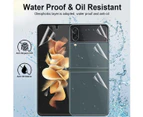For Samsung Galaxy Z Flip4 5G 3 in 1 Screen Protector Hydrogel Flexible Full Coverage Plus Camera Lens-[3in1 for Z Flip 4]