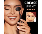 6 in 1 Eyeshadow Stamp Kit, 1 Set Crease Line Kit Eye Shadow Applicator, Silicone Eyeshadow Stamp Crease Tools Lazy Quick Eyes Makeup Tool for Women Girls