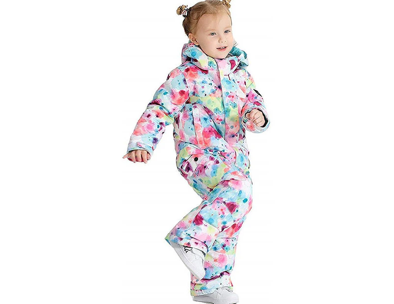 Winmax One Piece Ski Suits Jackets Waterproof Winter Warm Jumpsuits for Kids-50801