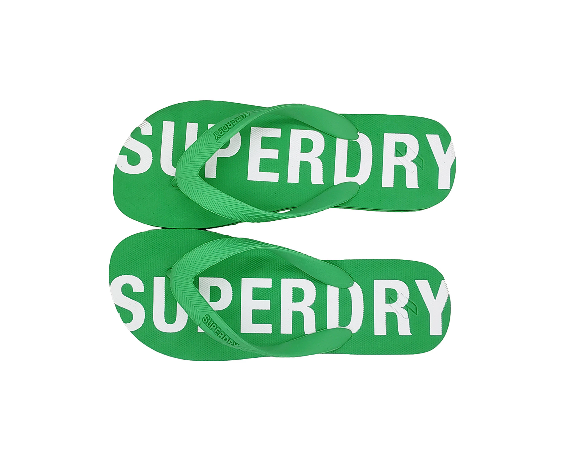 Superdry Code Essential Flip Flop Mens Shoes Thongs Slip On Classic Summer Style - Green