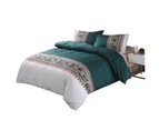 Ultra Soft Single Double Queen King Quilt Cover Set - Bohemian Jade
