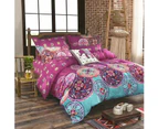 Ultra Soft Single Double Queen King Quilt Cover Set - Mandalas