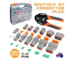 Nnedsz 600pcs Deutsch Dt Connector Plug Kit With Genuine Deutsch Crimp Tool Auto Marine