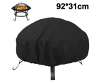 Waterproof BBQ Grill Dust Cover Protection Outdoor Round Heavy Duty