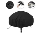 Waterproof BBQ Grill Dust Cover Protection Outdoor Round Heavy Duty