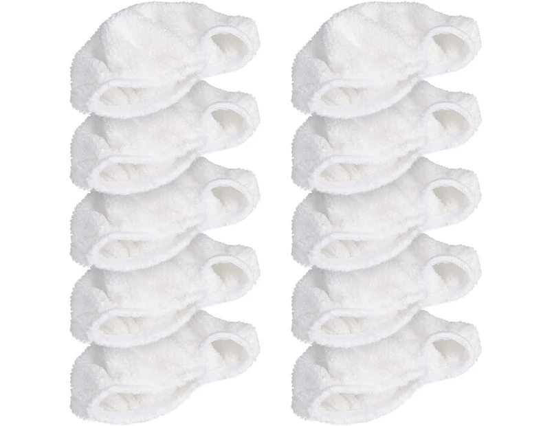 Steam cleaner microfiber replacement cloths set - 10x replacement cloths