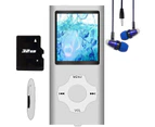 MP3 Player / MP4 Player, Hotechs MP3 Music Player with 8GB Memory SD Card Slim Classic Digital LCD 1.82'' Screen Mini USB Port with FM Radio, Voice Record