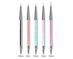 Nail Art Liner Brushes, UV Gel Painting Nail Design Brush Pen, Nail Dotting Painting Drawing Pen