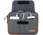 Universal Travel Cable Organizer Electronics Accessories Carry Bag for 9.7 Inch IPad, Kindle, Power Adapter