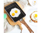 Wok, aluminum omelet pan, small skillet Non-stick pancake egg pan ,15*19cm