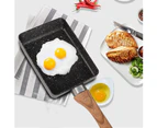 Wok, aluminum omelet pan, small skillet Non-stick pancake egg pan ,15*19cm