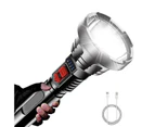 Super Bright 90000LM Torch Led Flashlight USB Rechargeable Tactical Spotlight