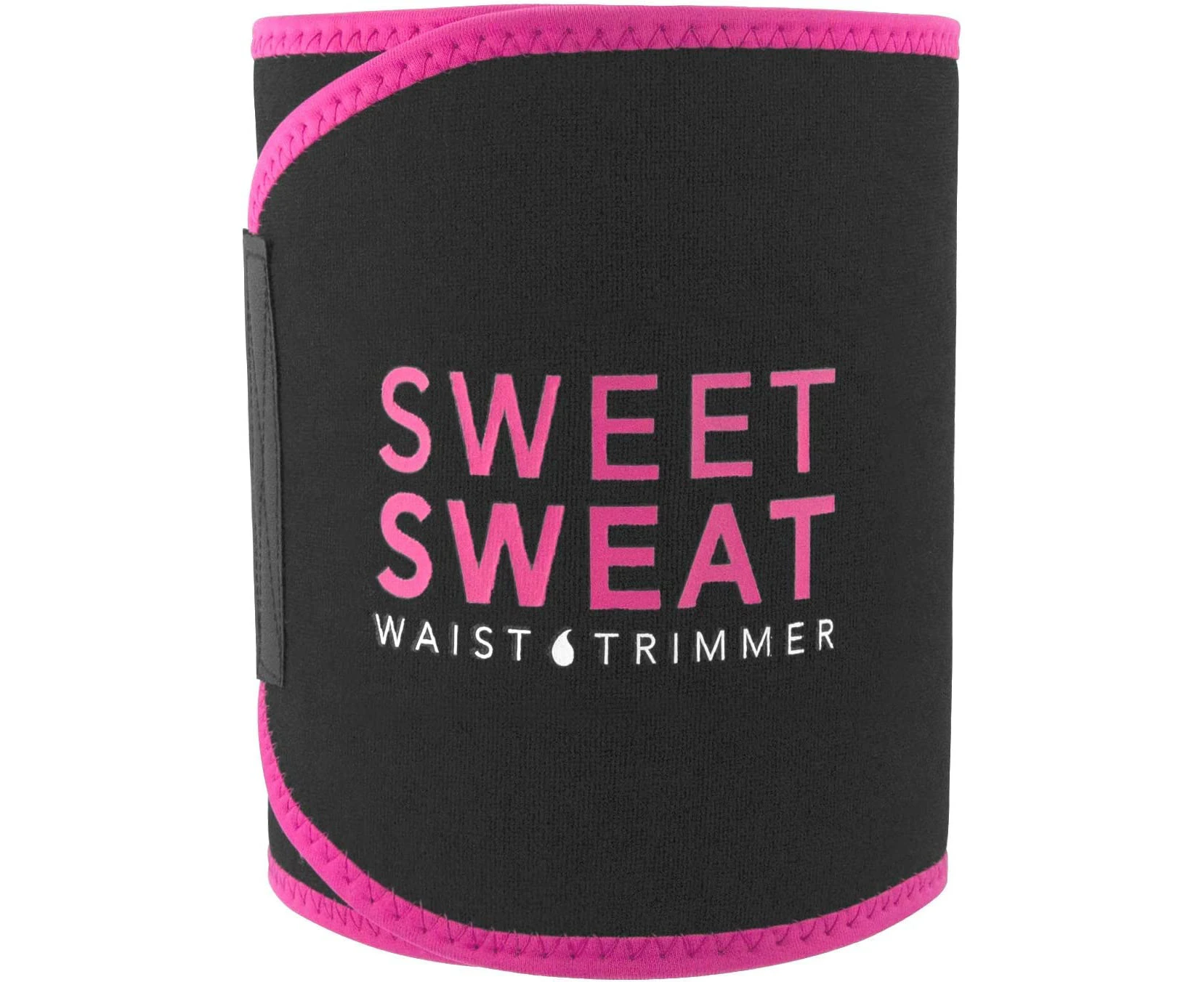 Frosuilgogo-Sweet Sweat Waist Trimmer for Men & Women Black/| Premium Waist Trainer Sauna Suit, Includes Sample of Sweet Sweat Gel!-Medium-Medium