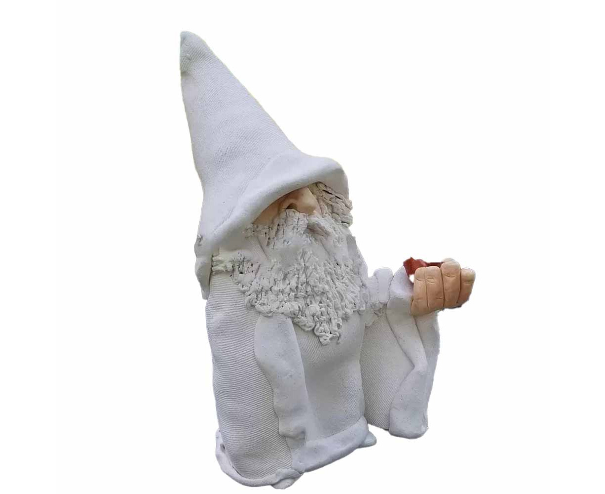 garden dwarf, wizard dwarf resin outdoor sculpture middle finger dwarf ...