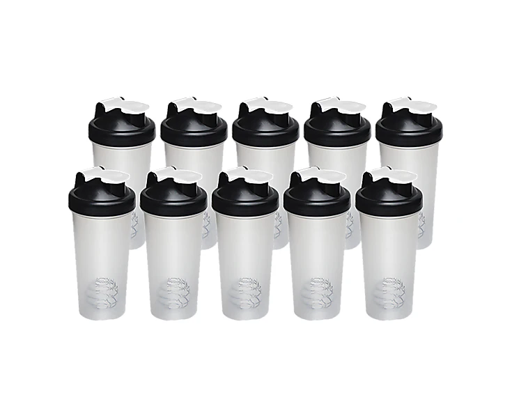 10x 700ml GYM Protein Supplement Drink Blender Mixer Shaker Shake Ball Bottle