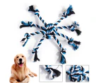 Dog Chew Toy Braided Bone Rope Resistance To Bite Interactive Toys Pet Chew Rope Knot Toys for Indoor and Outdoor