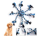 Dog Chew Toy Braided Bone Rope Resistance To Bite Interactive Toys Pet Chew Rope Knot Toys for Indoor and Outdoor