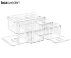 Boxsweden 4-Piece Crystal Storage Container Set - Clear