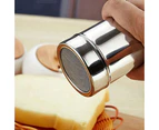 Stainless Steel Chocolate Shaker Flour Powder Icing Sugar Coffee Sifter+Lid
