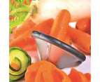 Fruits Vegetable Carrot Cucumber Spiral Slicer Carving Knife Kitchen Cutter Tool