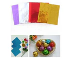 100Pcs Multi-color Aluminum Foil Candy Paper Chocolate Sweets Package Wrappers-Coffee