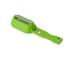 Portable Fish Skin Scale Remover Scraper Peeler Scaler Cleaner Home Kitchen Tool-Green