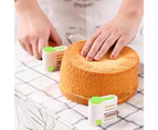 2Pcs DIY Adjustable Cake Bread Cutter 5 Layers Slicer Leveler Kitchen Gadget-Green