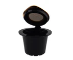 Reusable Stainless Steel Refillable Coffee Capsule Filter for Nespresso Machines-Silver