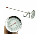 Barbecue Thermometer Pointer Type Portable Stainless Steel Light Cooking Thermometer for Barbecue