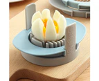 3 In 1 Stainless Steel Cutting Wires Hard Boiled Egg Slicer Cutter Kitchen Tool-Blue
