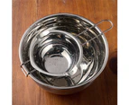 Stainless Steel Kitchen Chocolate Butter Cheese Melting Water Heating Pot Bowl-Silver