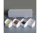 Spice Box Wall Mounted Multi-Purpose PP Moisture Proof Seasoning Container for Kitchen-Silver Gray