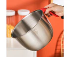 2800ml/3600ml Anti-corrosion Mixing Bowl Anti-rust Stainless Steel Versatile Serving Stirring Bowl for Cooking-S
