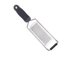Reusable Vegetable Slicer Multi-use Sharp Comfortable to Grip Ginger Zester Grater for Daily Use-Black