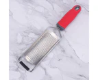Reusable Vegetable Slicer Multi-use Sharp Comfortable to Grip Ginger Zester Grater for Daily Use-Red