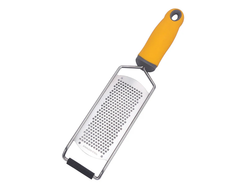 Reusable Vegetable Slicer Multi-use Sharp Comfortable to Grip Ginger Zester Grater for Daily Use-Yellow
