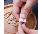 10Pcs Melon Forcep Quick Peeling Efficient Artifact Sunflower Seeds Peeler Kitchen Tool for Home -Pink