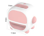 Automatic Peeling Machine Effective Artifact Detachable Peel The Shell Abs Mini Electric Lazy Nut Peeler for Home-Pink