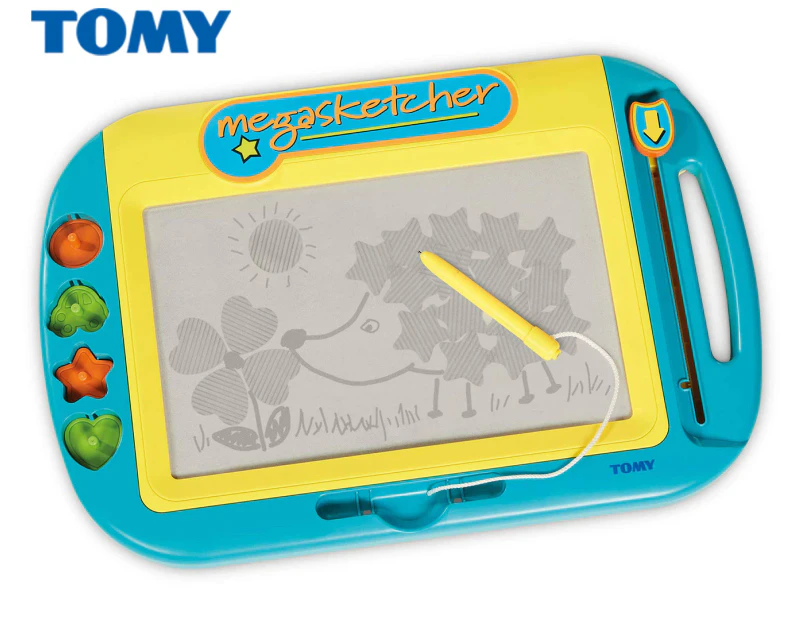 Tomy 40 x 31.8cm Megasketcher Motorised Magnetic Drawing Board Kids/Childrens 3+