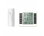 Cordless Thermometer Digital Freezer Alarm Gauge Monitor Sensor
