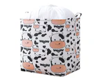 Foldable Clothing Storage Bag Oxford Cloth Basket Quilt Toy Clothing Storage Box - Style1