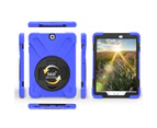 MCC Heavy Duty Strap Samsung Galaxy Tab S2 9.7 T810 T813 T819 Case Cover [Blue]