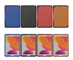 MCC Shockproof iPad 10.2 2020 PU Leather Case Cover Card Slots Apple Kids [Blue]