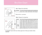 Ladies Floral Front Button Bralette Brassiere Womens Fastening Bra Middle-Aged Lingerie New - Flesh-Colour