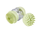 Pet Bath Brush Dual Brush Heads Pet Grooming Accessory Silicone Bristles Multifunctional Pet Shower Massage Comb Pet Products