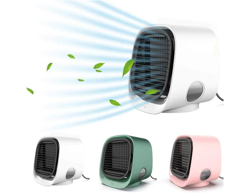 Portable Air Conditioner,Mini 3-in-1 Usb Desktop Fan,Evaporative Cooler