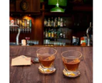Vintage Whiskey Glasses Glasses, Bourbon, Scotch, Rum Glasses, Whiskey Cocktail Drinks for Men and Women