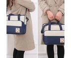 5Pcs Mummy Handbag Diaper Bags Set Shoulder Baby Nappy Changing Bag Travel Dark Blue